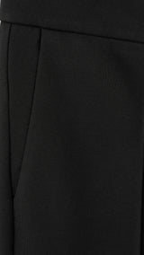 Mango trousers paloma in black - detail
