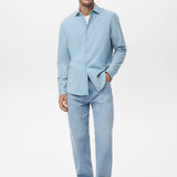 Mango shirt denim in light denim-001