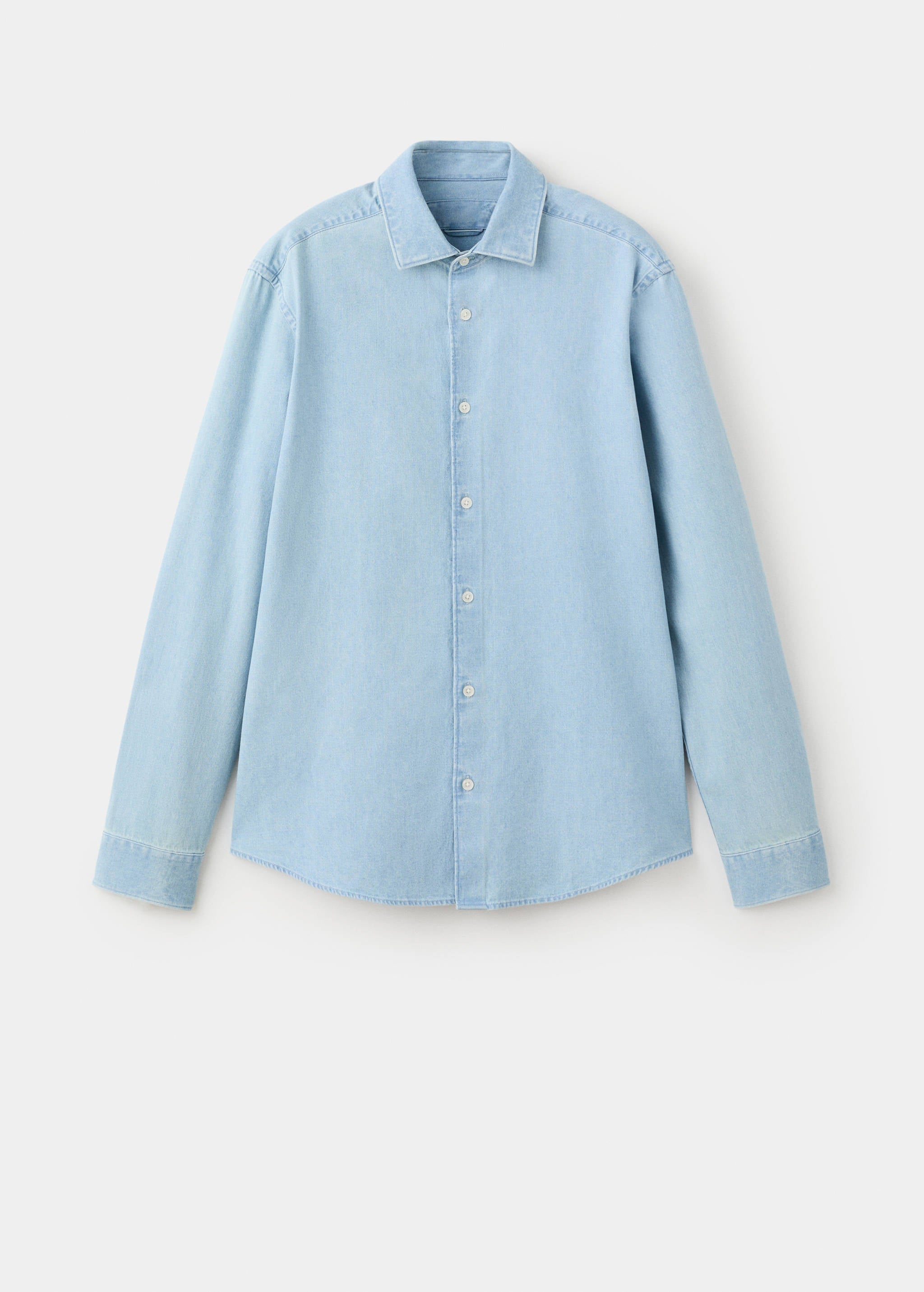 Mango shirt denim in light denim-021