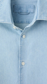 Mango shirt denim in light denim-023