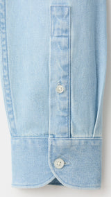 Mango shirt denim in light denim-030