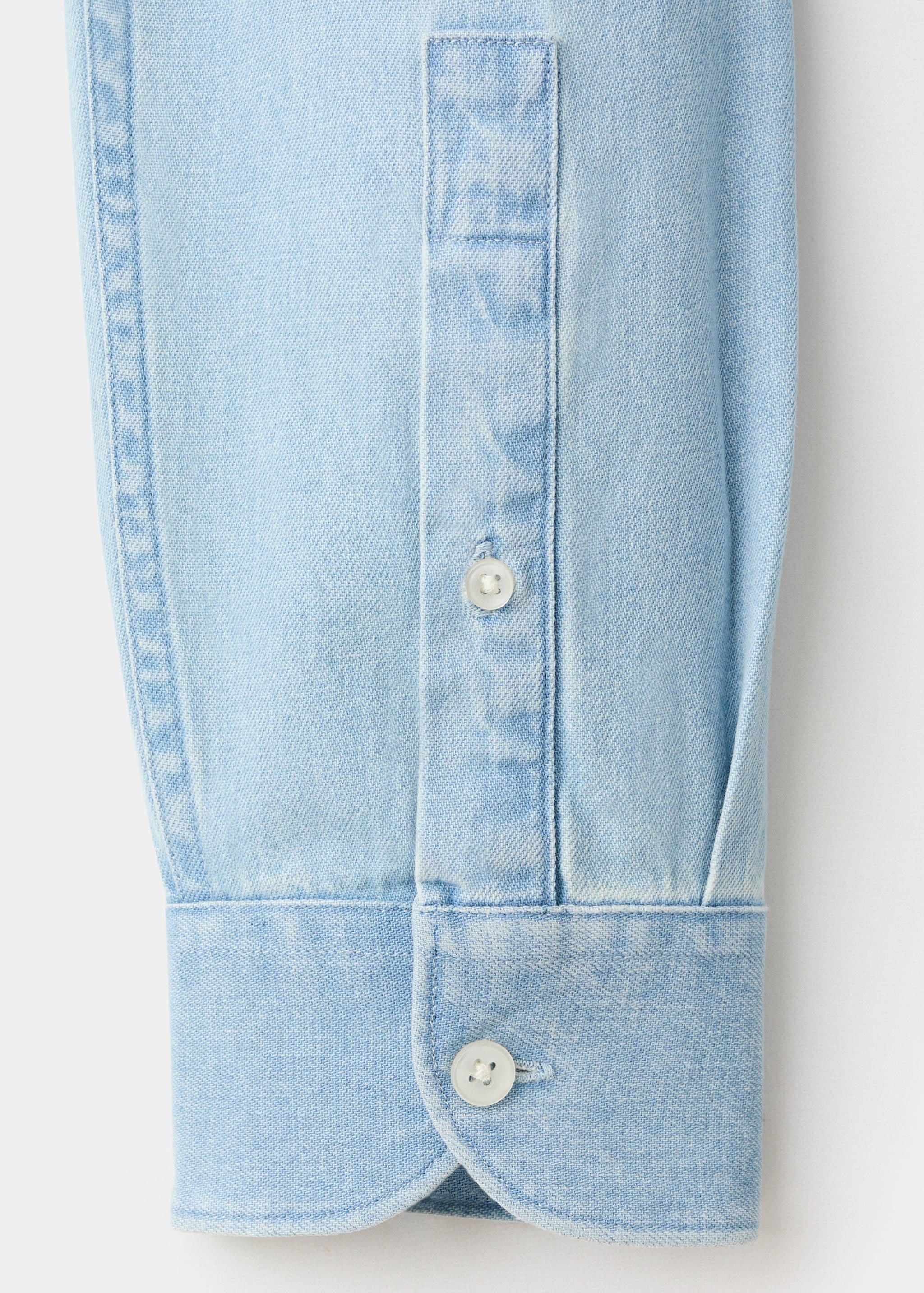 Mango shirt denim in light denim-030
