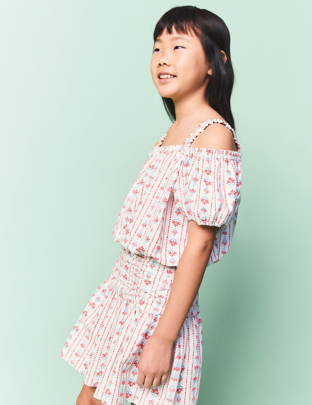 Mango skirt atinaset in red - Image 1