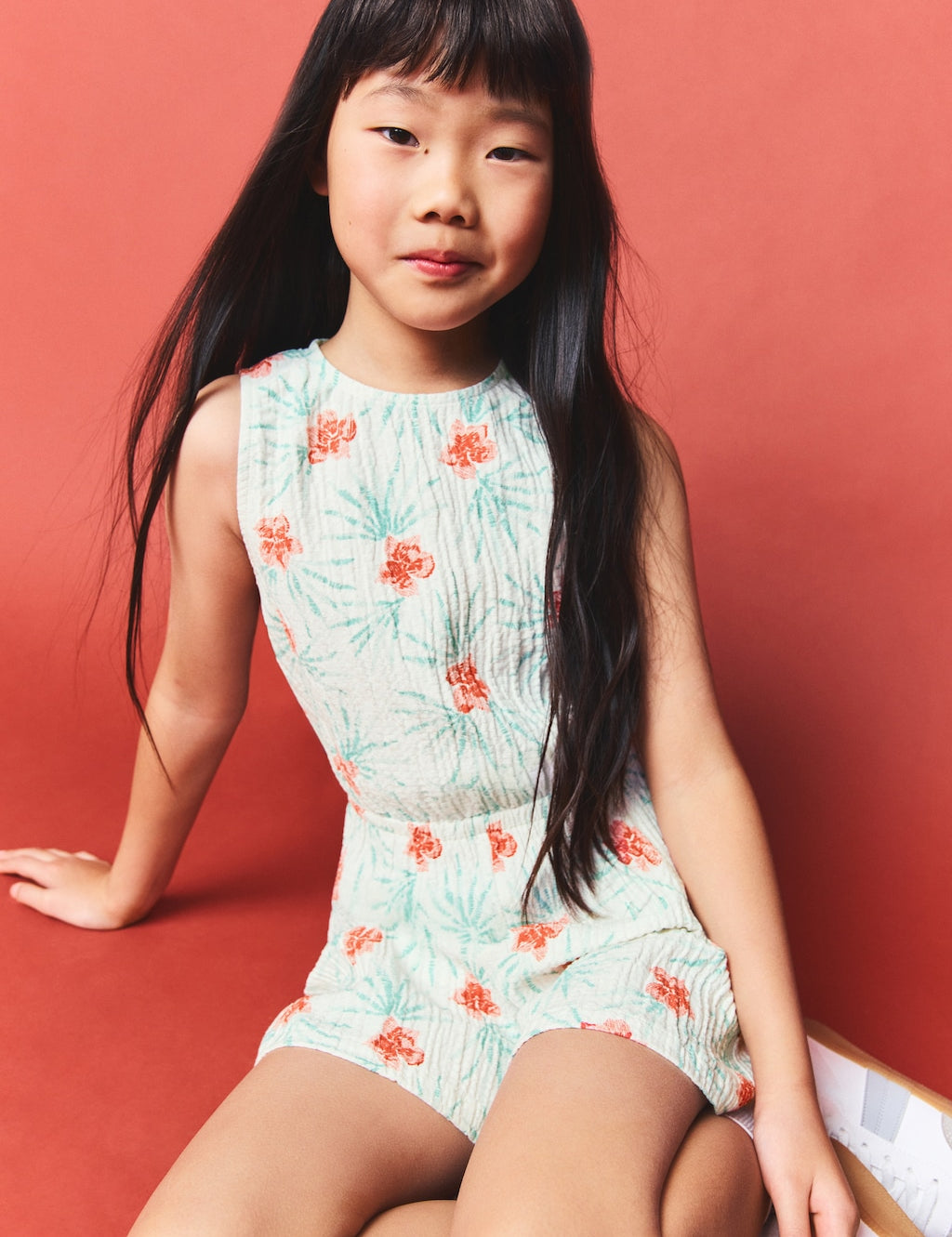 Mango jumpsuit palm in off white - Image 1