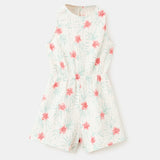 Mango jumpsuit palm in off white - Image 2
