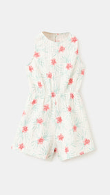 Mango jumpsuit palm in off white - Image 2