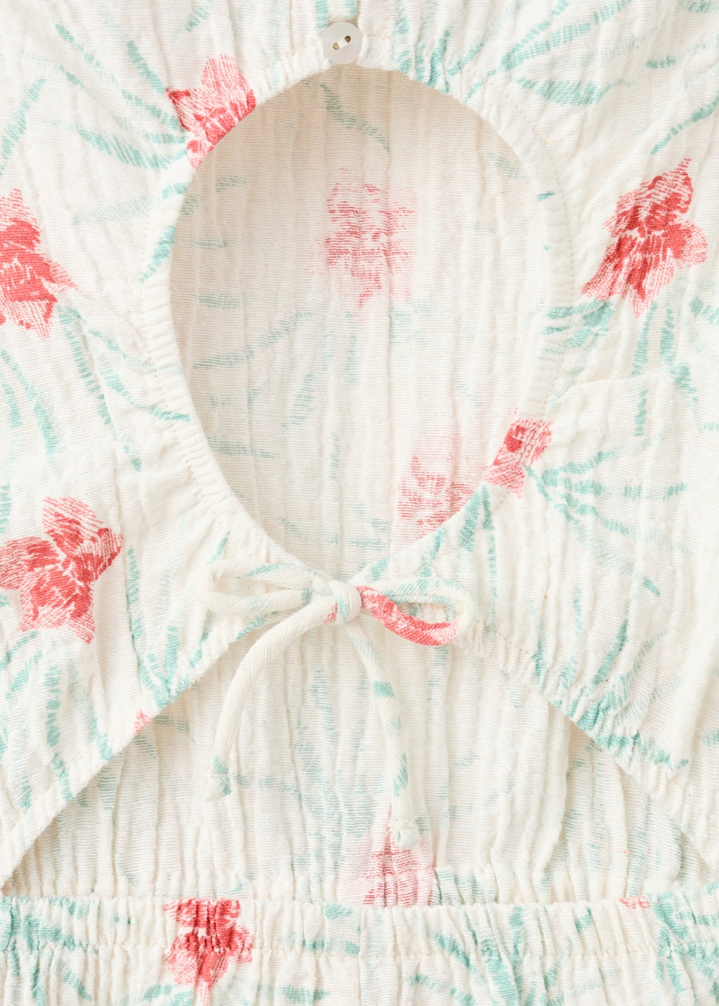 Mango jumpsuit palm in off white - Image 4
