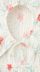 Mango jumpsuit palm in off white - Image 4