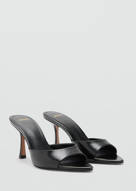 Mango sandals pepybl in black