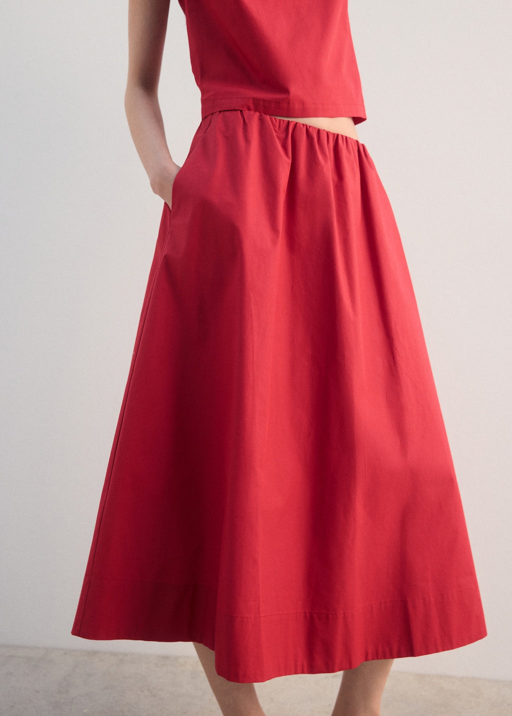 Mango skirt poppy in red - Image 1