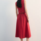 Mango skirt poppy in red - Image 6