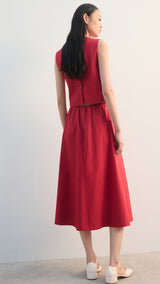 Mango skirt poppy in red - Image 6