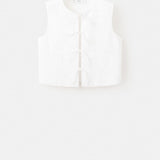 Mango vest broided in white - Image 2