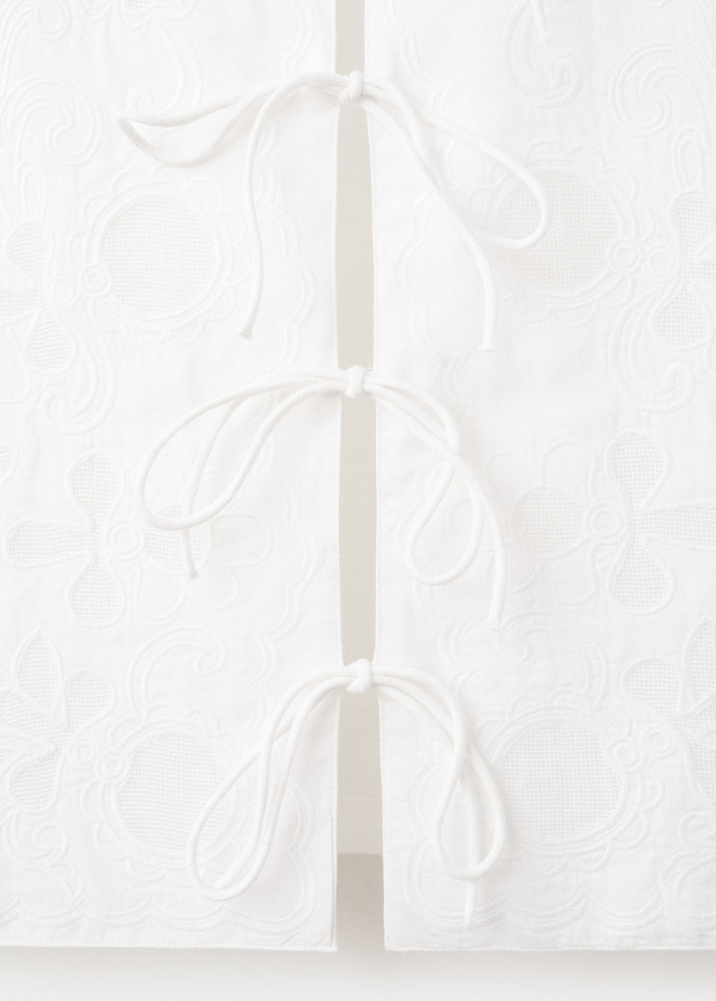 Mango vest broided in white - Image 5