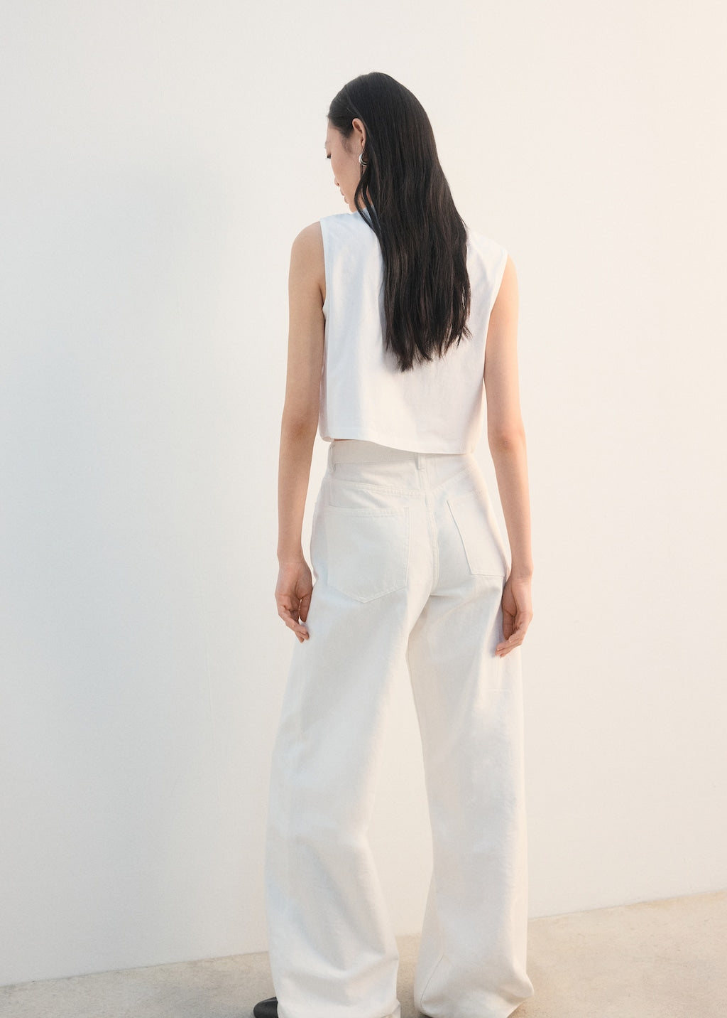 Mango vest broided in white - Image 6