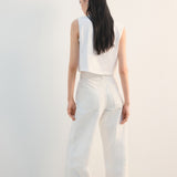 Mango vest broided in white - Image 6