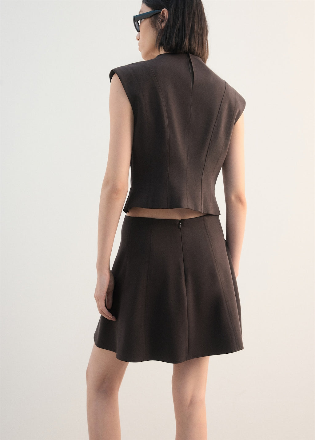 Mango skirt cole in chocolate - Image 6