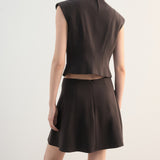 Mango skirt cole in chocolate - Image 6