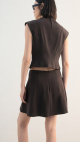 Mango skirt cole in chocolate - Image 6