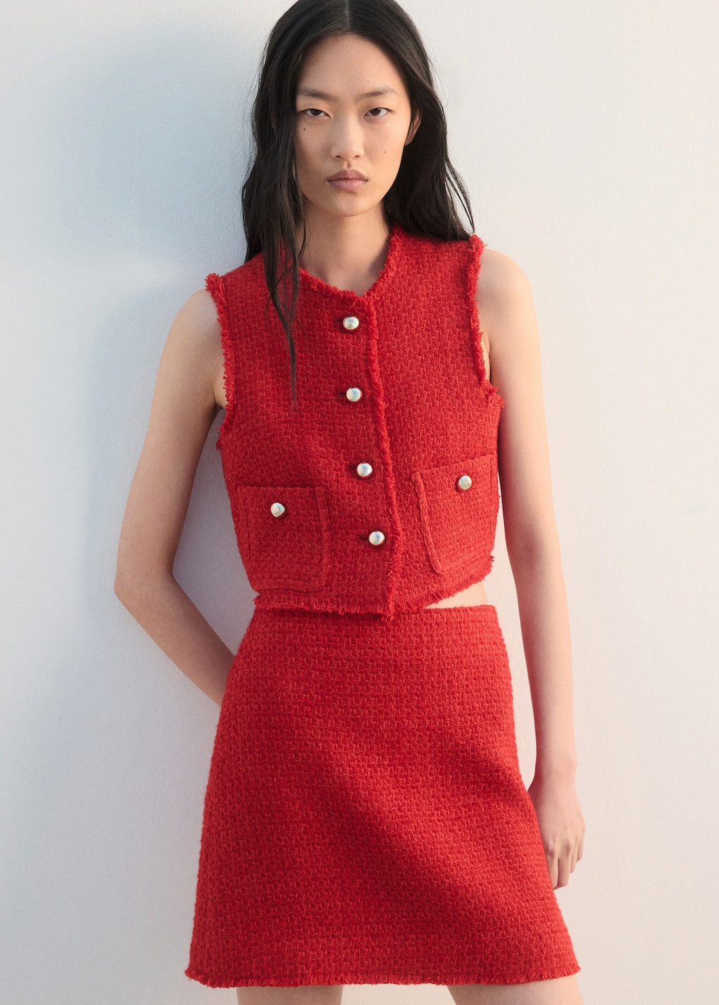 Mango skirt mody in red - Image 4