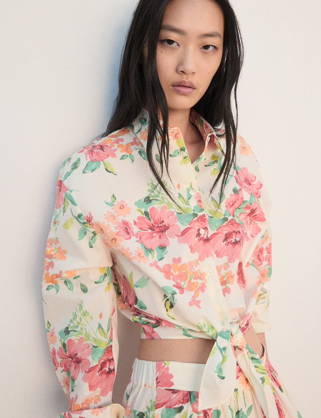 Mango shirt nicole in off white - Image 1