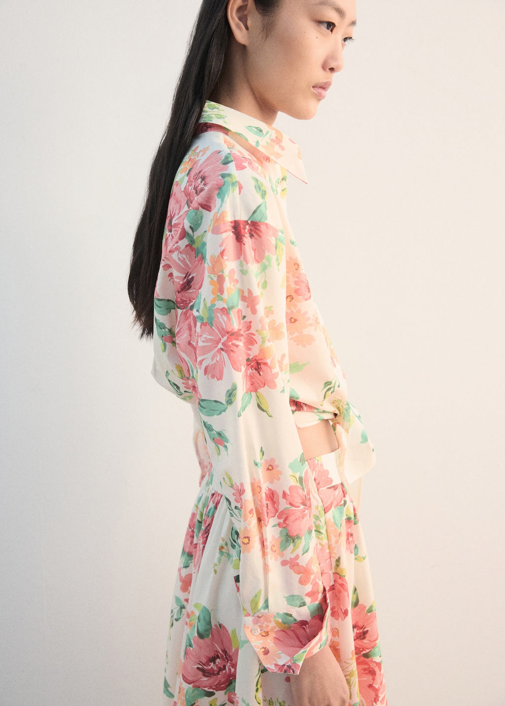 Mango shirt nicole in off white - Image 4