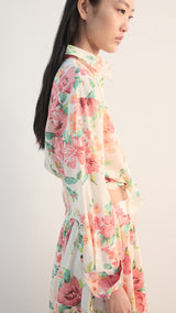 Mango shirt nicole in off white - Image 4