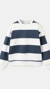 Mango sweatshirt raya in navy - Image 1