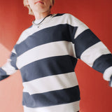 Mango sweatshirt raya in navy - Image 3
