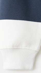 Mango sweatshirt raya in navy - Image 4