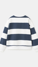 Mango sweatshirt raya in navy - Image 5