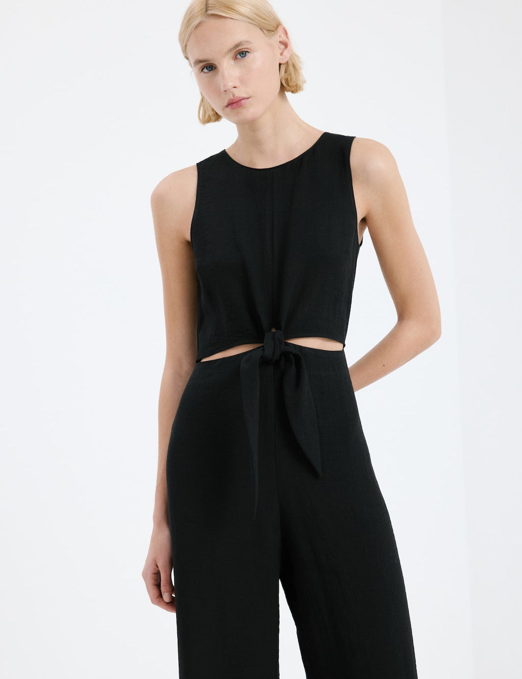 Mango jumpsuit lana in black - Image 1