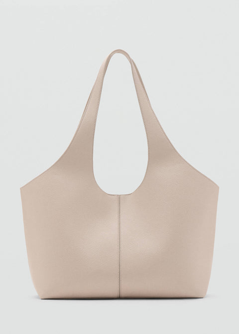 Mango totes bag candance in off white