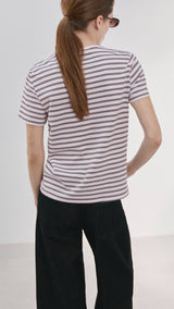 Mango t-shirt riti in light pink-003