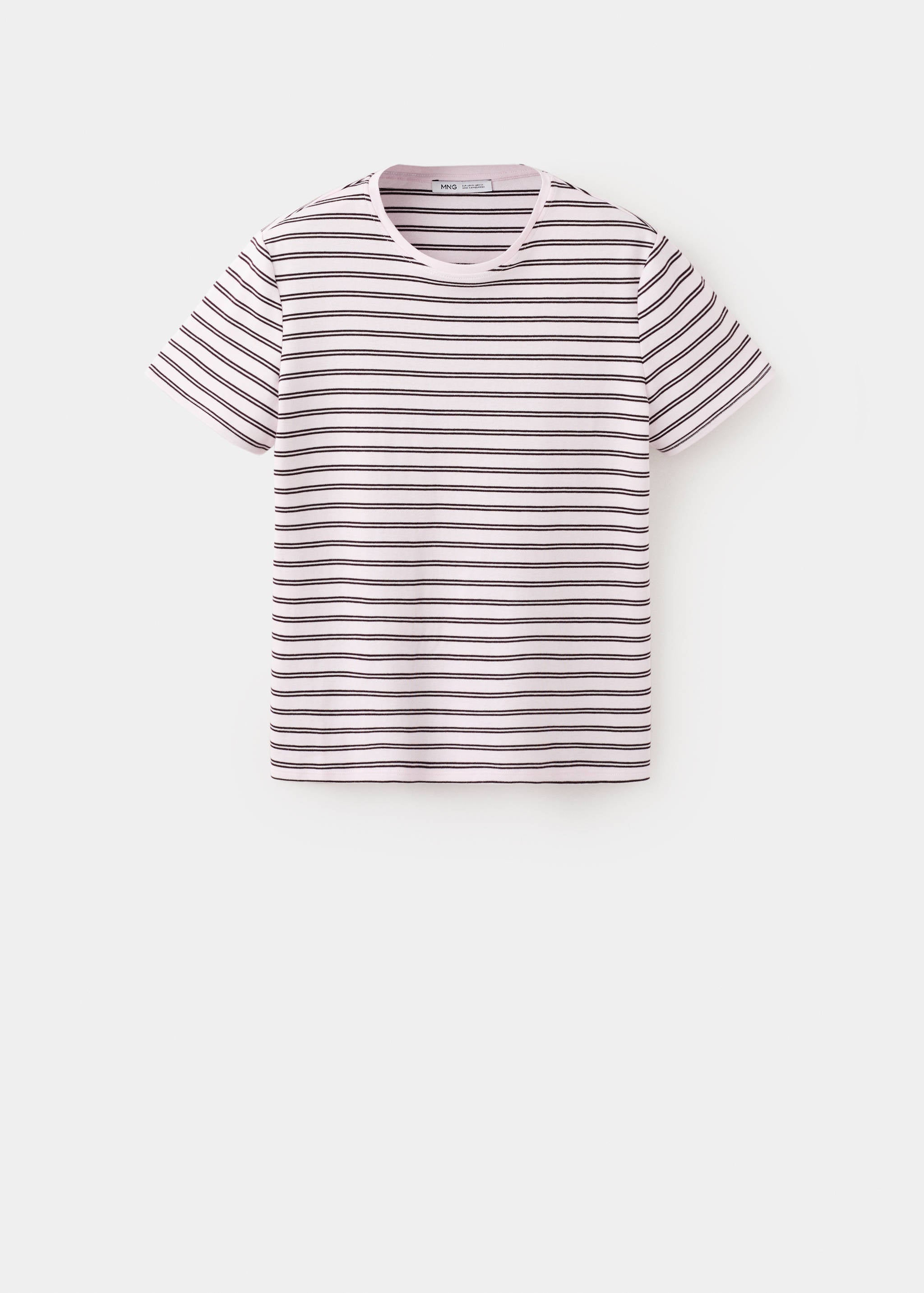 Mango t-shirt riti in light pink-021