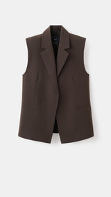 Mango vest lulo in brown - Image 2