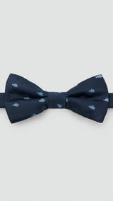 Mango bow tie pez in navy - Image 2