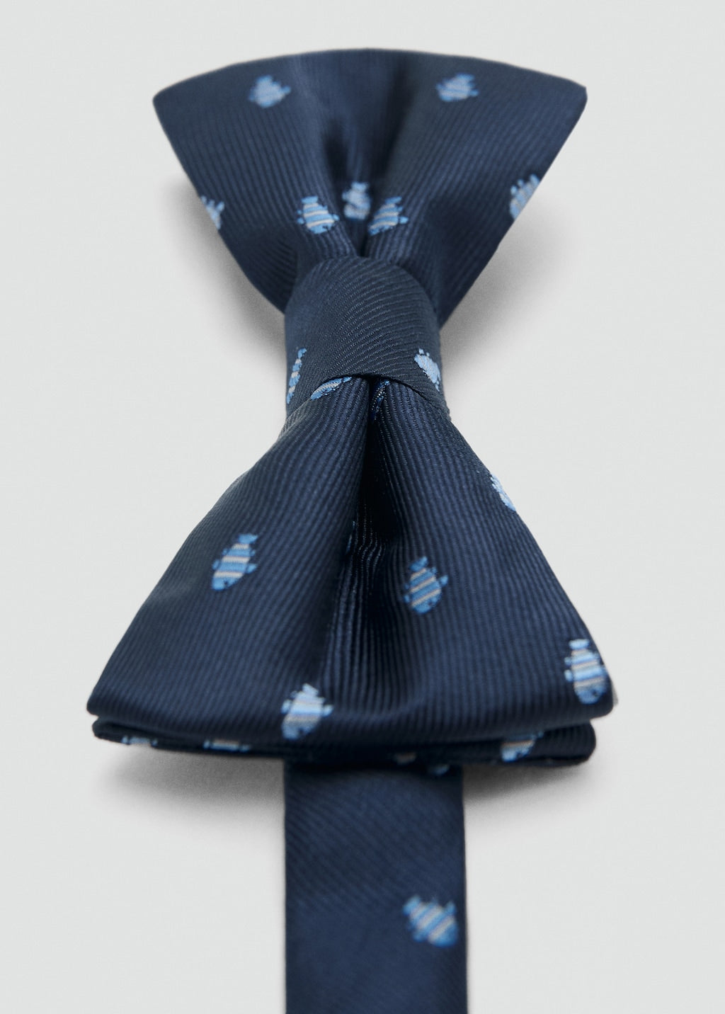 Mango bow tie pez in navy - Image 3