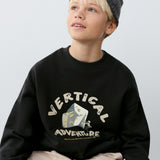 Mango sweatshirt echeese in anthracite - Image 1