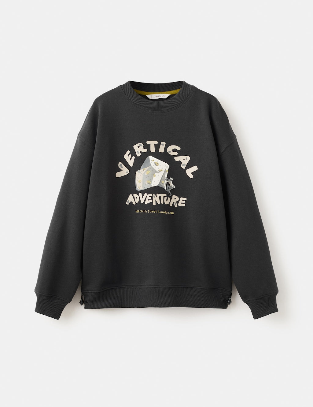 Mango sweatshirt echeese in anthracite - Image 2