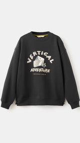 Mango sweatshirt echeese in anthracite - Image 2