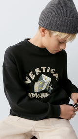 Mango sweatshirt echeese in anthracite - Image 4