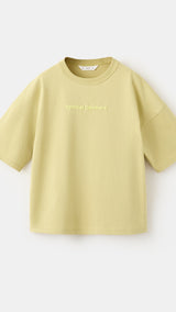 Mango t-shirt everti in lime - Image 1