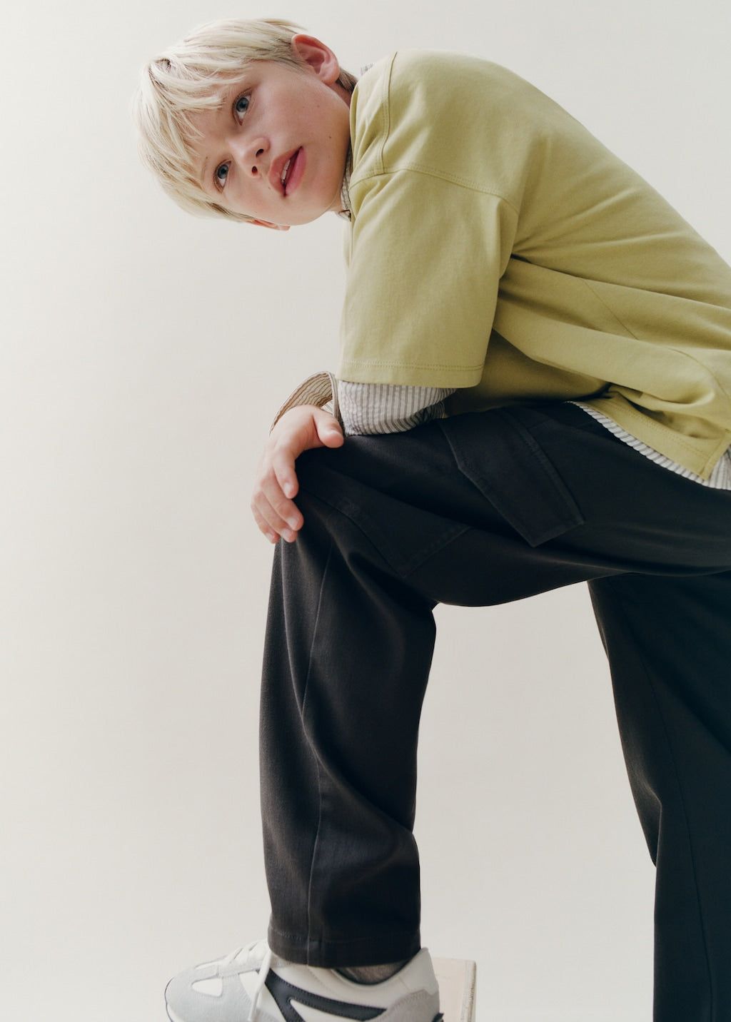 Mango t-shirt everti in lime - Image 3