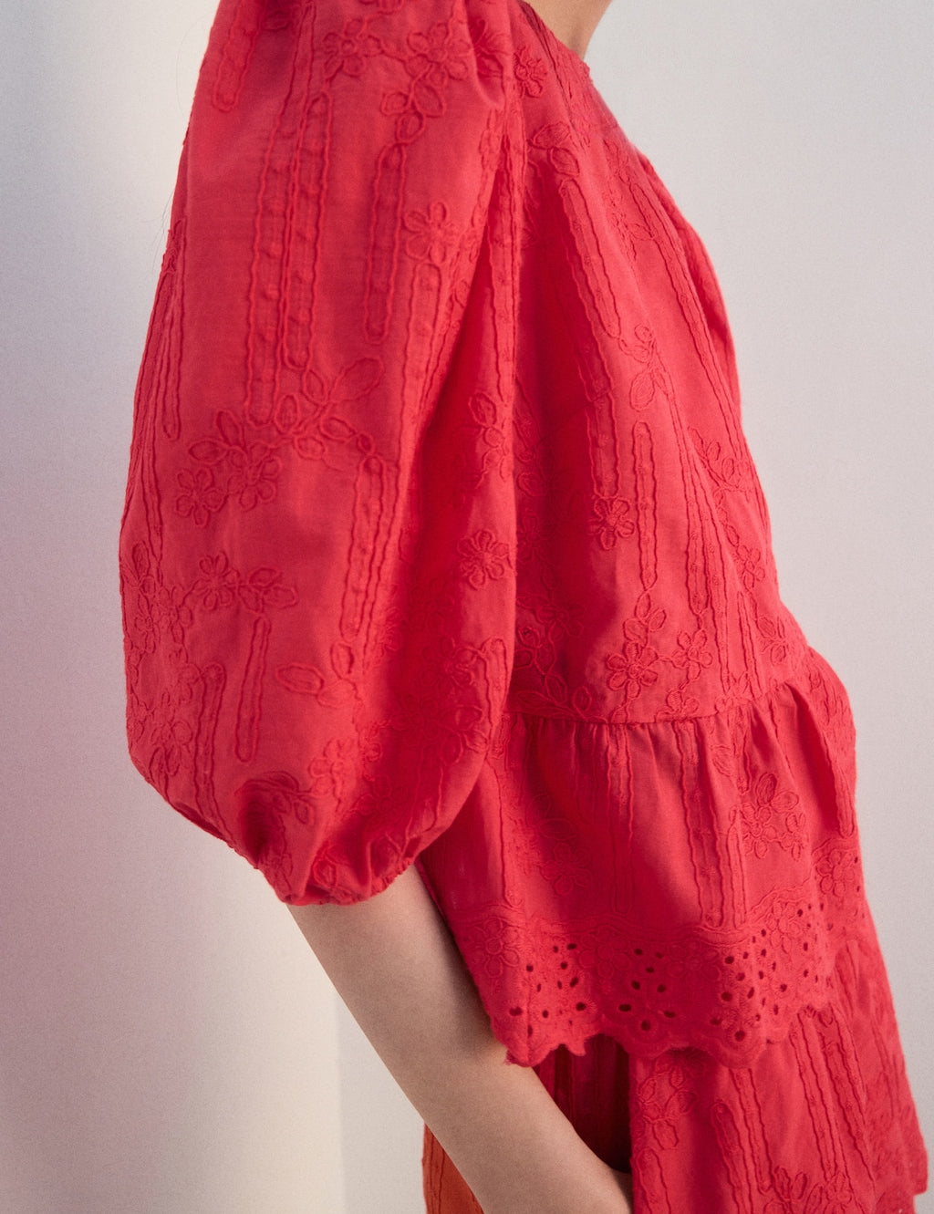 Mango blouse domino in tomato - Image 1