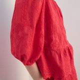 Mango blouse domino in tomato - Image 1