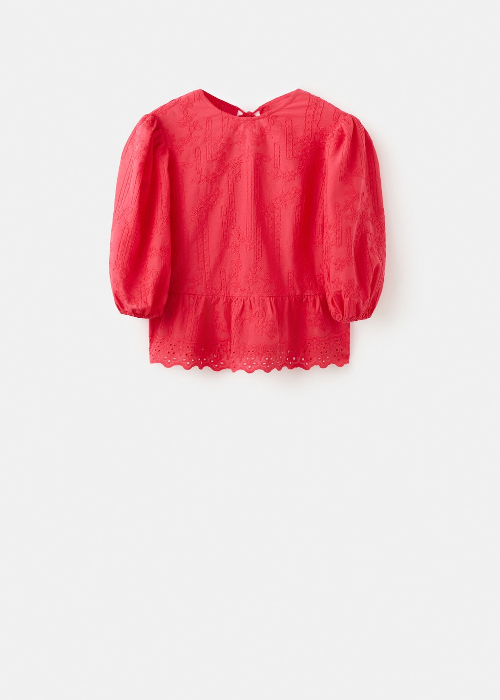 Mango blouse domino in tomato - Image 2