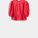 Mango blouse domino in tomato - Image 2