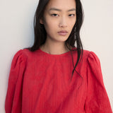 Mango blouse domino in tomato - Image 4