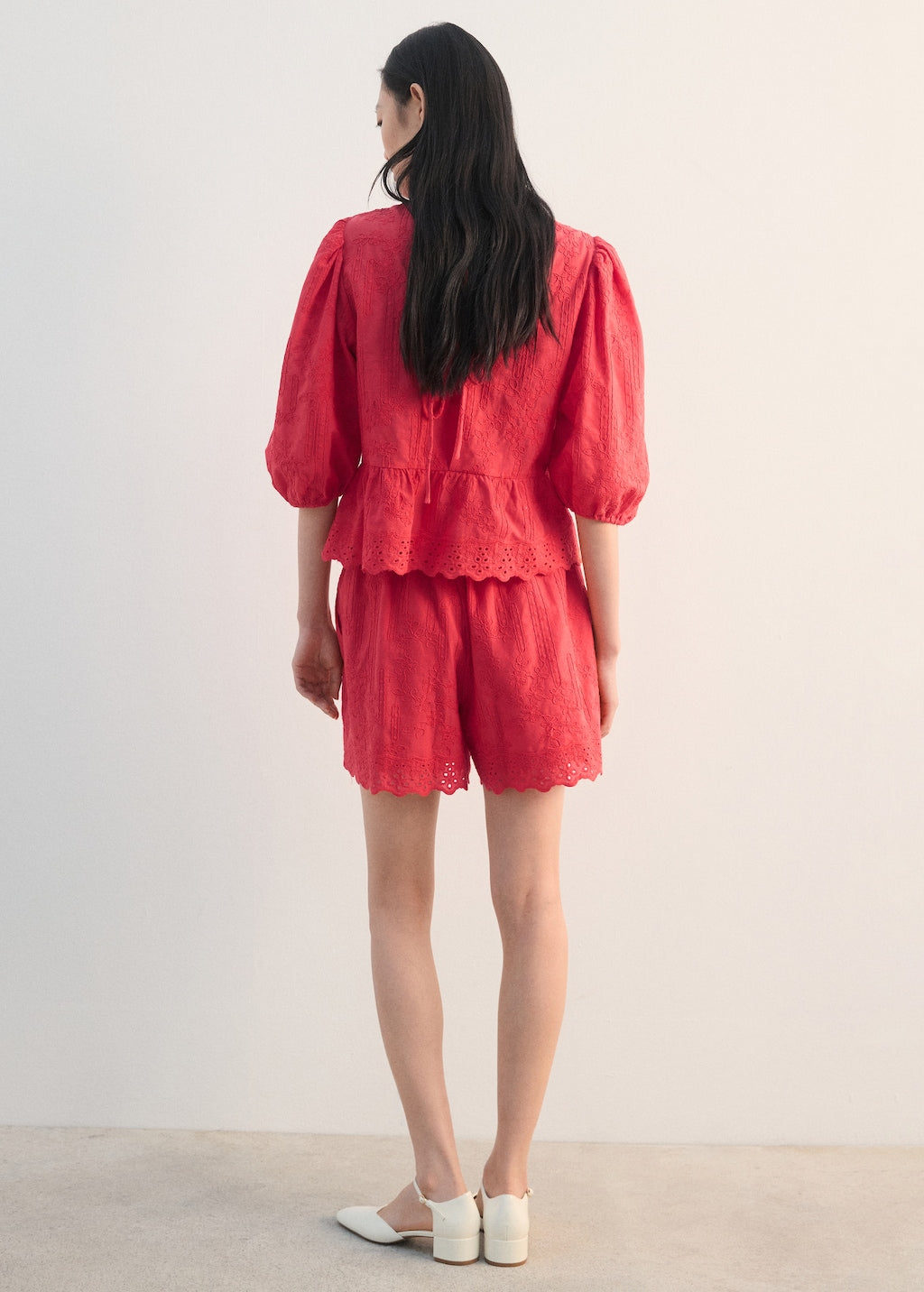 Mango blouse domino in tomato - Image 6